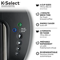 Keurig K-Select Coffee Maker, Single Serve K-Cup Pod Coffee Brewer, Matte Black