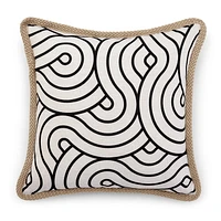 HOMETRENDS  Large Waves Toss Cushion