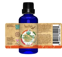 Buhbli Organics - Organic Tea Tree Essential Oil, 50ml VALUE SIZE, Organic & 100% Pure