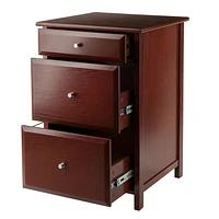 Winsome Delta File Cabinet Walnut Finish - 94321