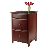 Winsome Delta File Cabinet Walnut Finish - 94321