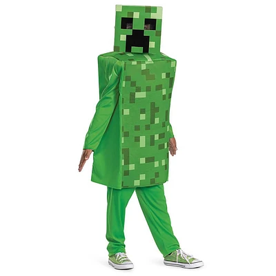 Child's Minecraft Creeper Classic Costume