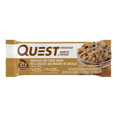 Quest Chocolate Chip Cookie Dough Protein Bar, Quest Chocolate Chip Ck Dough