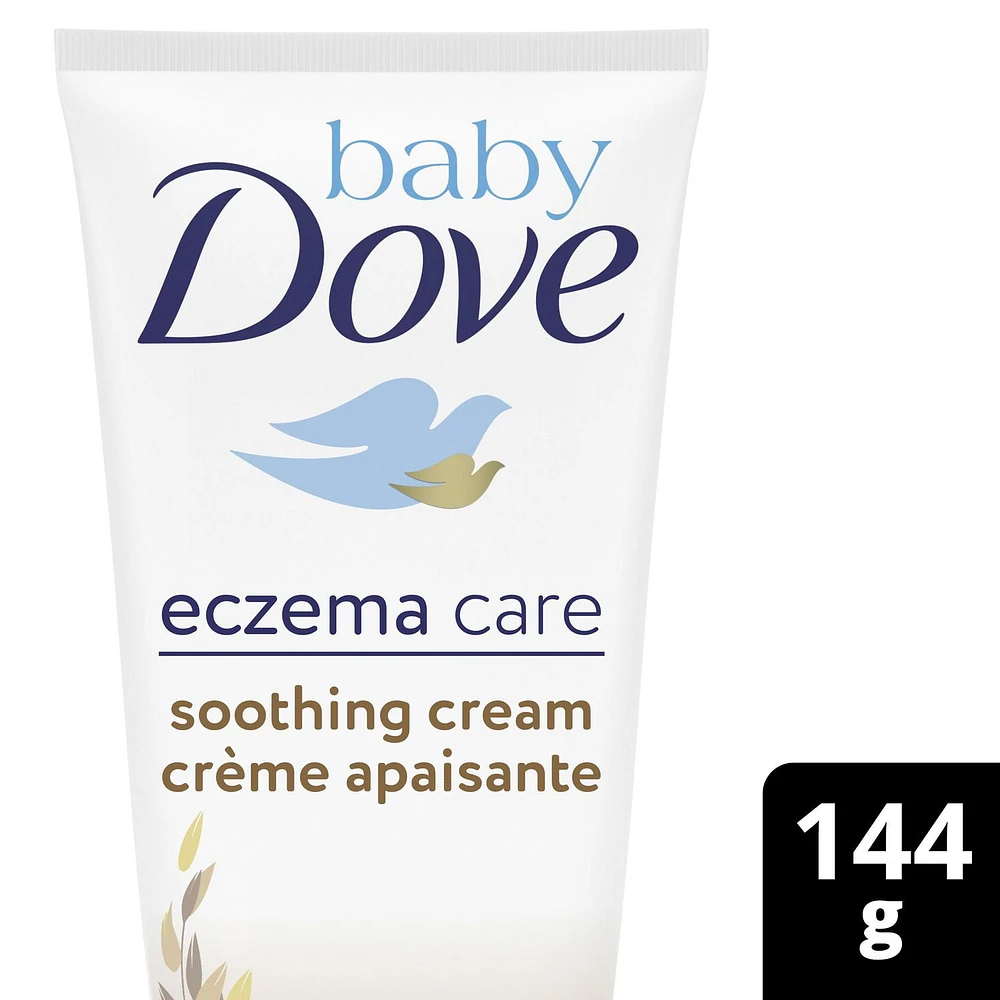 Baby Dove Soothing Cream to soothe delicate baby skin Eczema Care baby eczema cream with no fragrance, parabens, phthalates, dyes or steroids 144 g, 144g