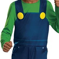 Child's Super Mario Bros. Luigi Classic Costume