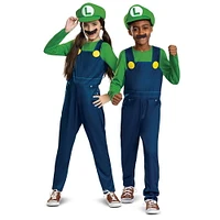 Child's Super Mario Bros. Luigi Classic Costume