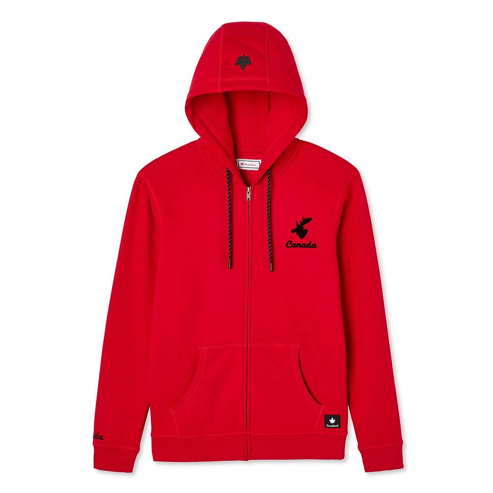 Canadiana Adult Gender Inclusive Full-Zip Hoodie