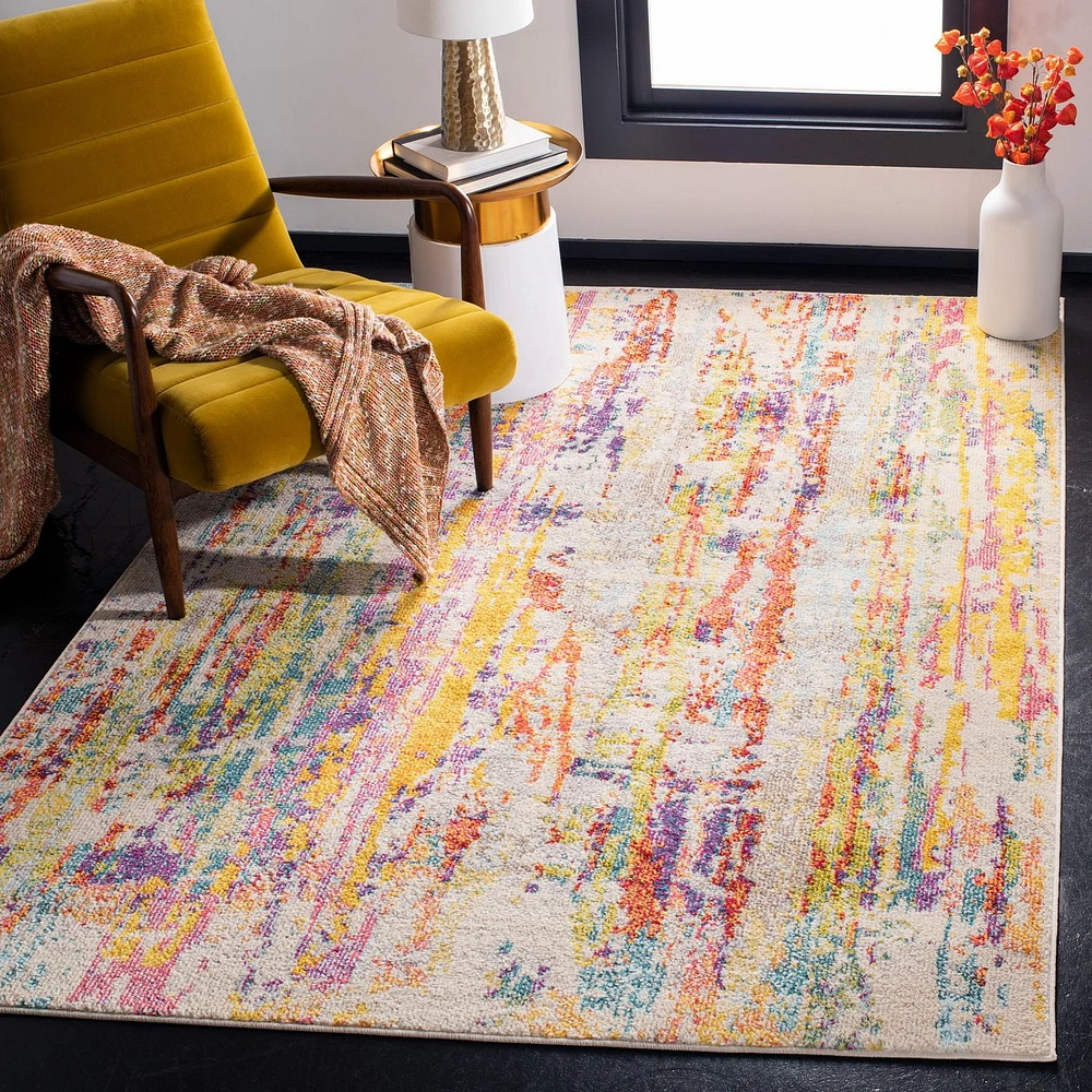 SAFAVIEH Madison Marais Distressed Abstract Area Rug