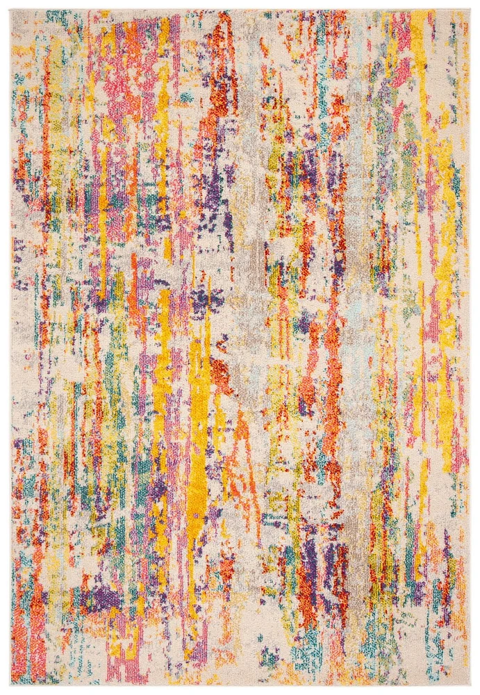 SAFAVIEH Madison Marais Distressed Abstract Area Rug