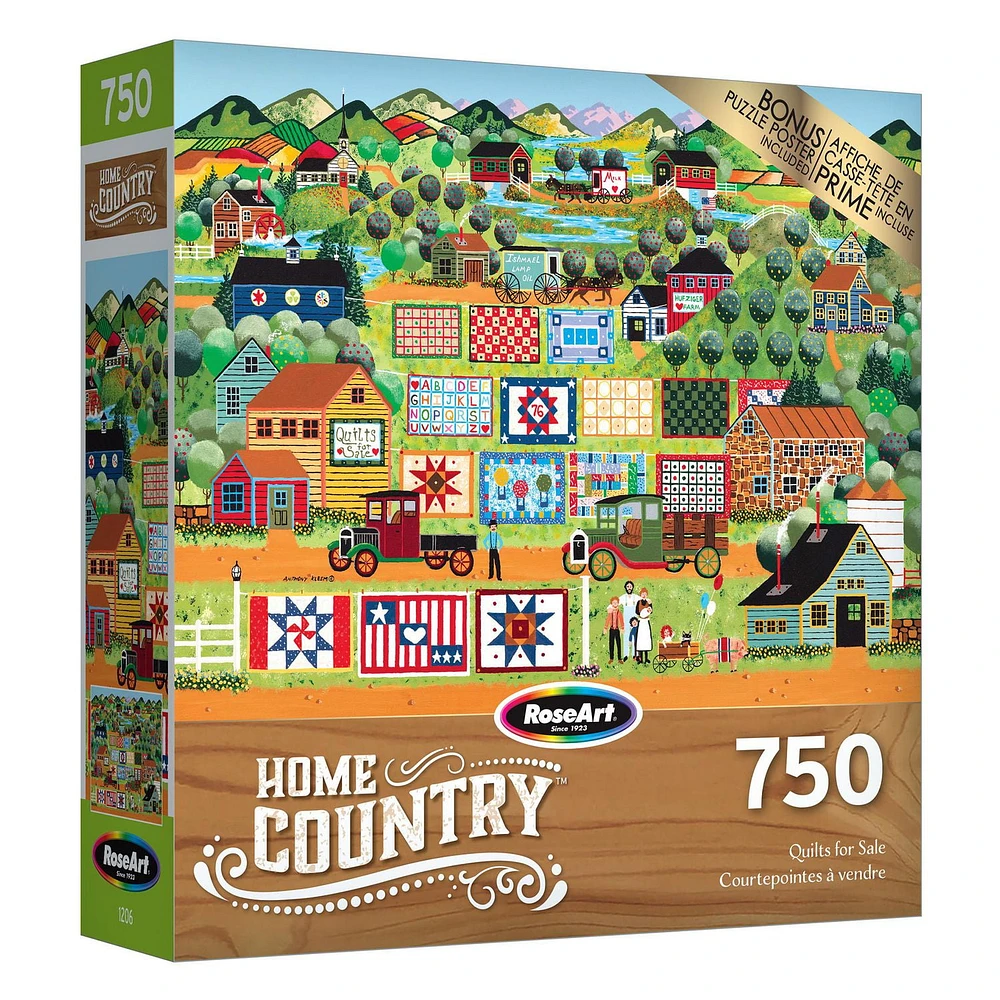 HOMECOUNTRY 750 Piece Puzzle Quilts For Sale