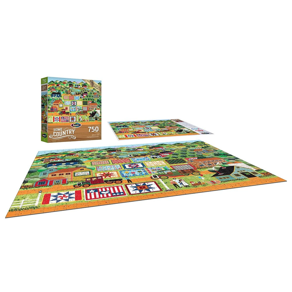 HOMECOUNTRY 750 Piece Puzzle Quilts For Sale