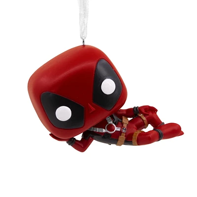 Hallmark Christmas Ornament (Marvel Deadpool Laying Down Funko POP!)