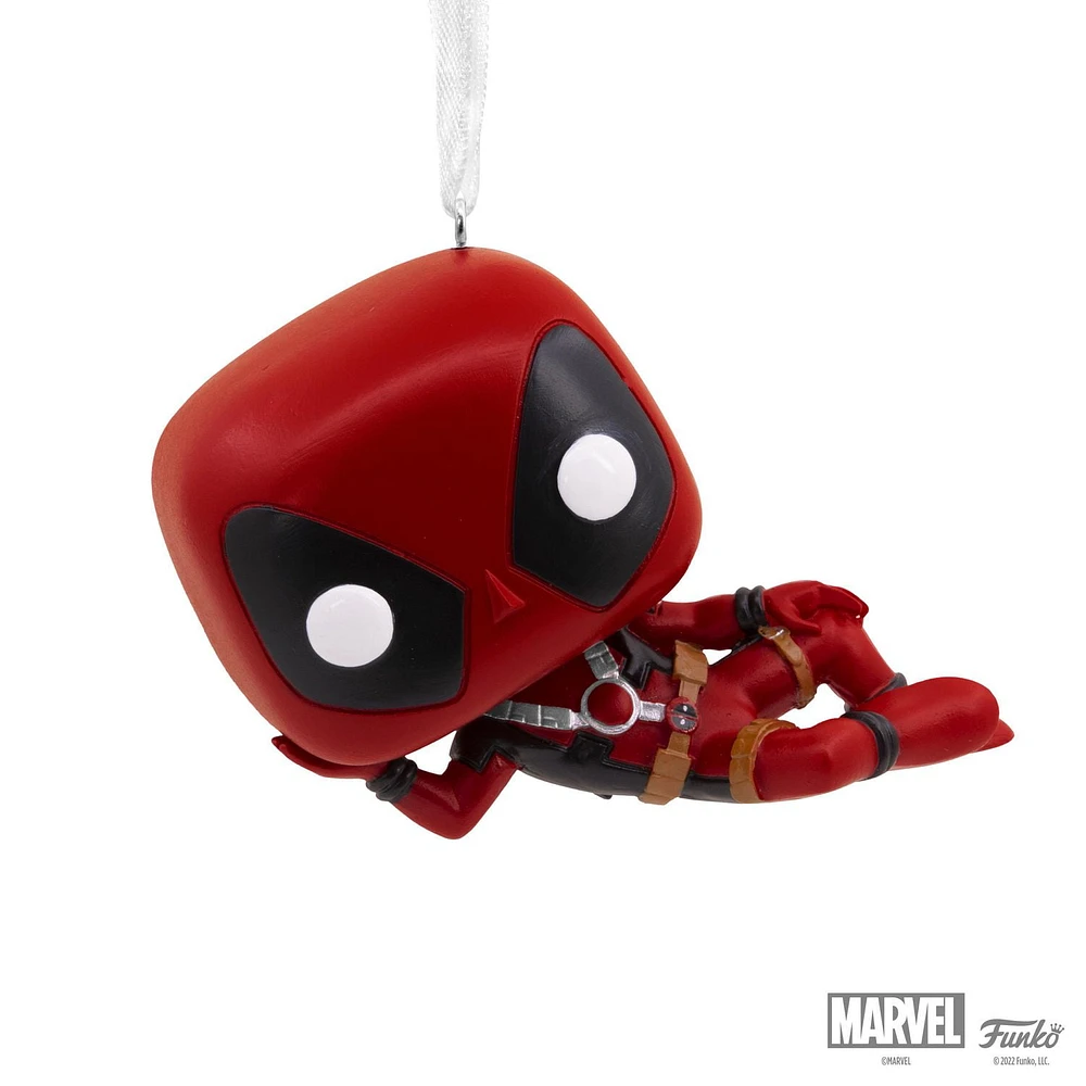 Hallmark Christmas Ornament (Marvel Deadpool Laying Down Funko POP!)