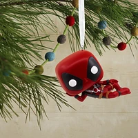 Hallmark Christmas Ornament (Marvel Deadpool Laying Down Funko POP!)