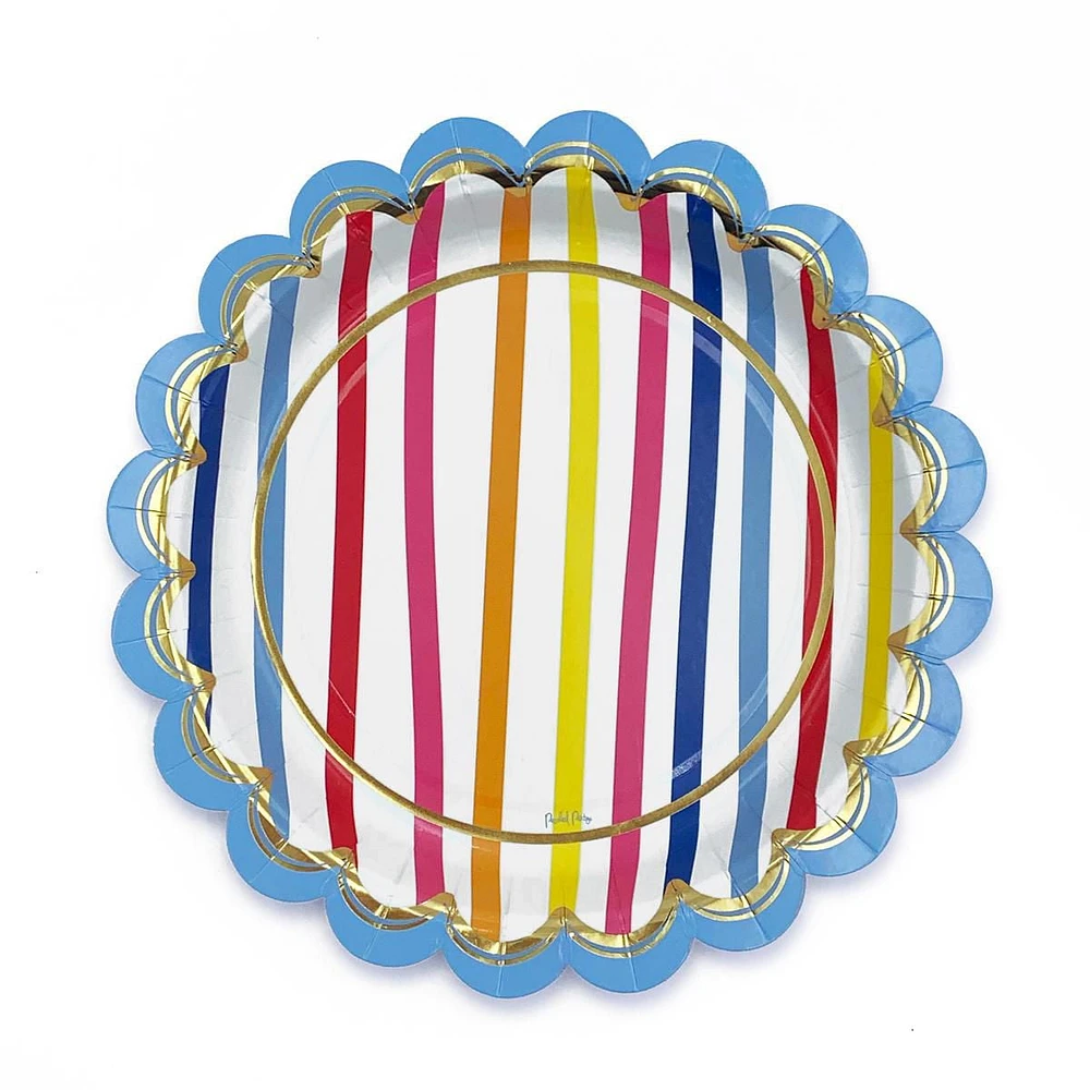 Packed Party 10 Ct. 'Seeing Stripes' Paper Dinner Plates, Quantity - 10 Ct.