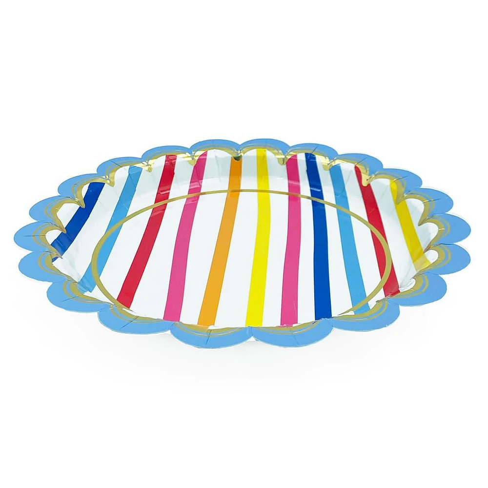 Packed Party 10 Ct. 'Seeing Stripes' Paper Dinner Plates, Quantity - 10 Ct.