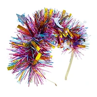 Packed Party Tinsel Time Headband, Multi-color Tinsels with 3 Patterns