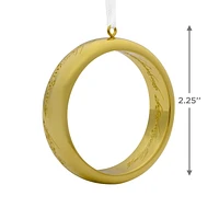 Hallmark Christmas Ornament (The Lord of the Rings One Ring Premium Metal)