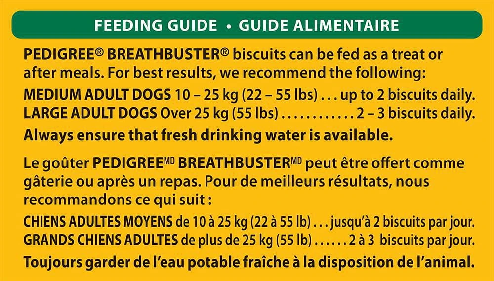 Pedigree Breathbuster Adult Treats for Medium & Large Dog, 500g