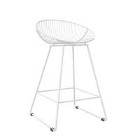 CosmoLiving Ellis Wire Counter Height Bar Stool