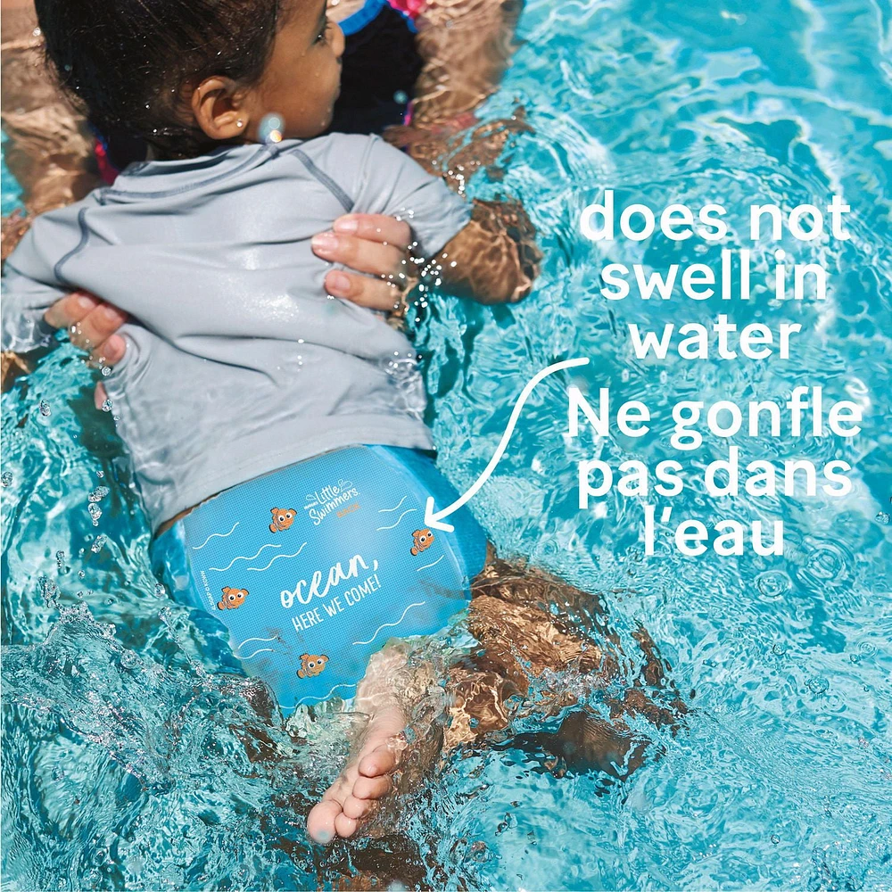 Couches de bain jetables Huggies Little Swimmers, tailles 3 à 6, paquet de 17 à 20