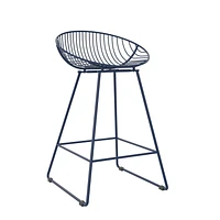 CosmoLiving Ellis Wire Counter Height Bar Stool