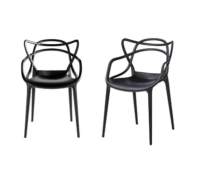 Heavenly Collection Plastic Dining Chair