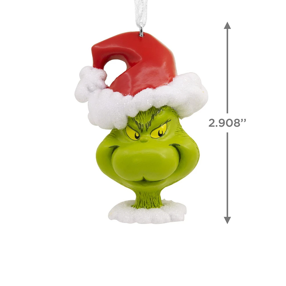 Hallmark Christmas Ornament (Dr. Seuss's How the Grinch Stole Christmas! Grinch in Santa Hat)