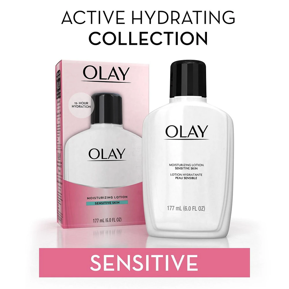 Olay Moisturizing Face Lotion for Sensitive Skin, 177 mL