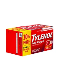 Tylenol Extra Strength Pain Relief Acetaminophen 500mg EZTabs, Bonus Pack, 100 + 30 Count