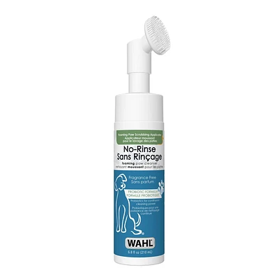 Wahl Probiotic Paw Cleaner – Solution moussante sans rinçage avec brosse, aloès et flocons d'avoine pour des pattes de chien propres et hydratées – Modèle 58549 Nettoyant pour pattes de chien