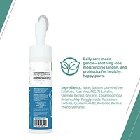 Wahl Probiotic Paw Cleaner - No-Rinse Foaming Solution with Brush, Aloe & Oatmeal for Clean, Moisturized Dog Paws - Model 58549, Dog Paw Cleaner