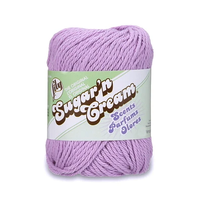 Lily Sugar N' Cream Scents Yarn, Lavender, 2oz(56.7g), Medium, Cotton