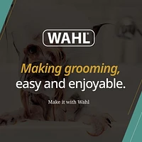 Wahl Probiotic Paw Cleaner - No-Rinse Foaming Solution with Brush, Aloe & Oatmeal for Clean, Moisturized Dog Paws - Model 58549, Dog Paw Cleaner