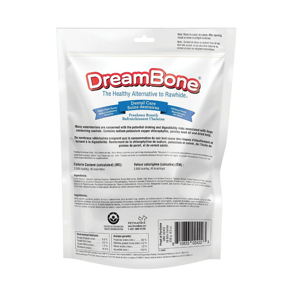 DreamBone Dental Chews Rawhide-Free Chews