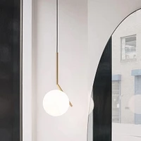 Plata Import Sphere Gold Ceiling Lamp