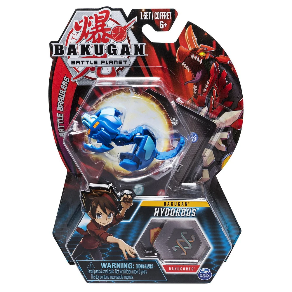 Bakugan, Hydorous, 2-inch Tall Collectible Transforming Creature, for Ages 6 and Up