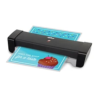 Hilroy 9.5” Thermal Laminator, 5 Lamination pouches included, Black