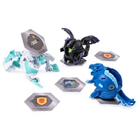 Bakugan Starter Pack 3-Pack, Haos Hydorous, Collectible Action Figures, for Ages 6 and Up