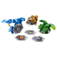 Bakugan Starter Pack 3-Pack, Serpenteze, Collectible Action Figures, for Ages 6 and Up