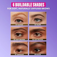 NYX Professional Makeup crayon pour sourcils Powder Louder Crayon à sourcils modulable