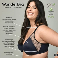 WonderBra Plus Style No Poke Underwire Bra