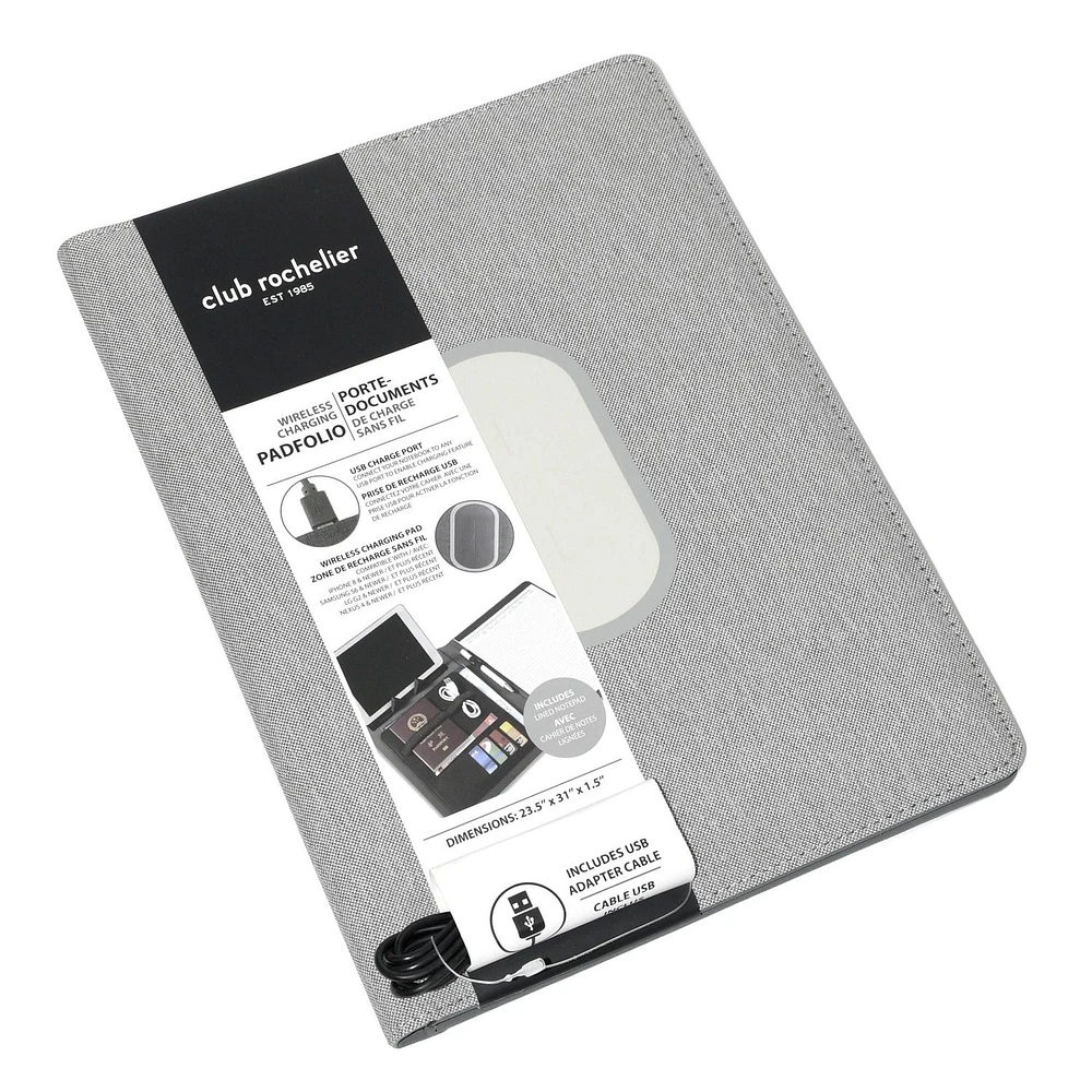 PADFOLIO DE RECHARGE SANS FIL CLUB ROCHELIER