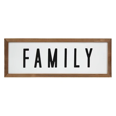 hometrends Family Framed Metal Sign