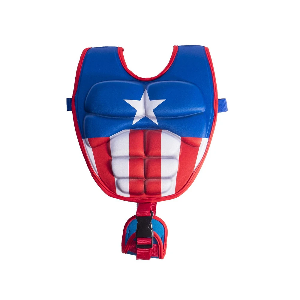 3-D Swim Vest - Captain America - S/M