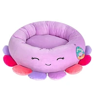 Squishmallows: Lit pour chien - Lit pour chat- Beula la pieuvre (Plusieurs tailles)