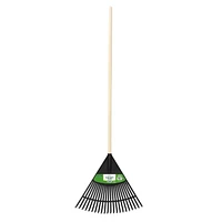 Expert Gardener 22-Tine Poly Leaf Rake, Quickly gather leaves