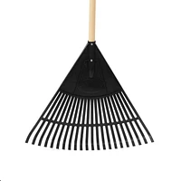 Expert Gardener 22-Tine Poly Leaf Rake, Quickly gather leaves