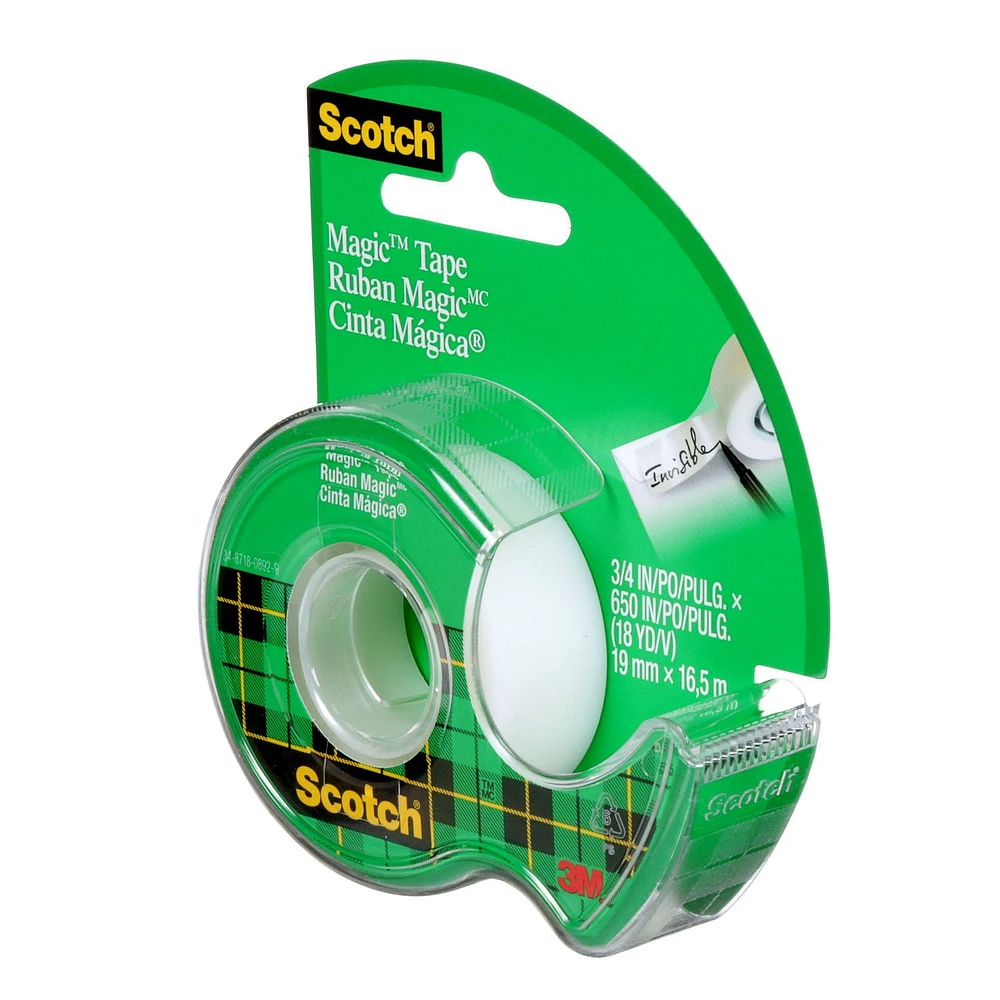 Scotch® Magic™ Tape 122-ESF, 1 Roll Per Pack