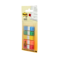 Post-it® Flags, assorted colours, 1/2 in x 1-3/4 in (1.3 cm x 4.3 cm), 100 flags per pack